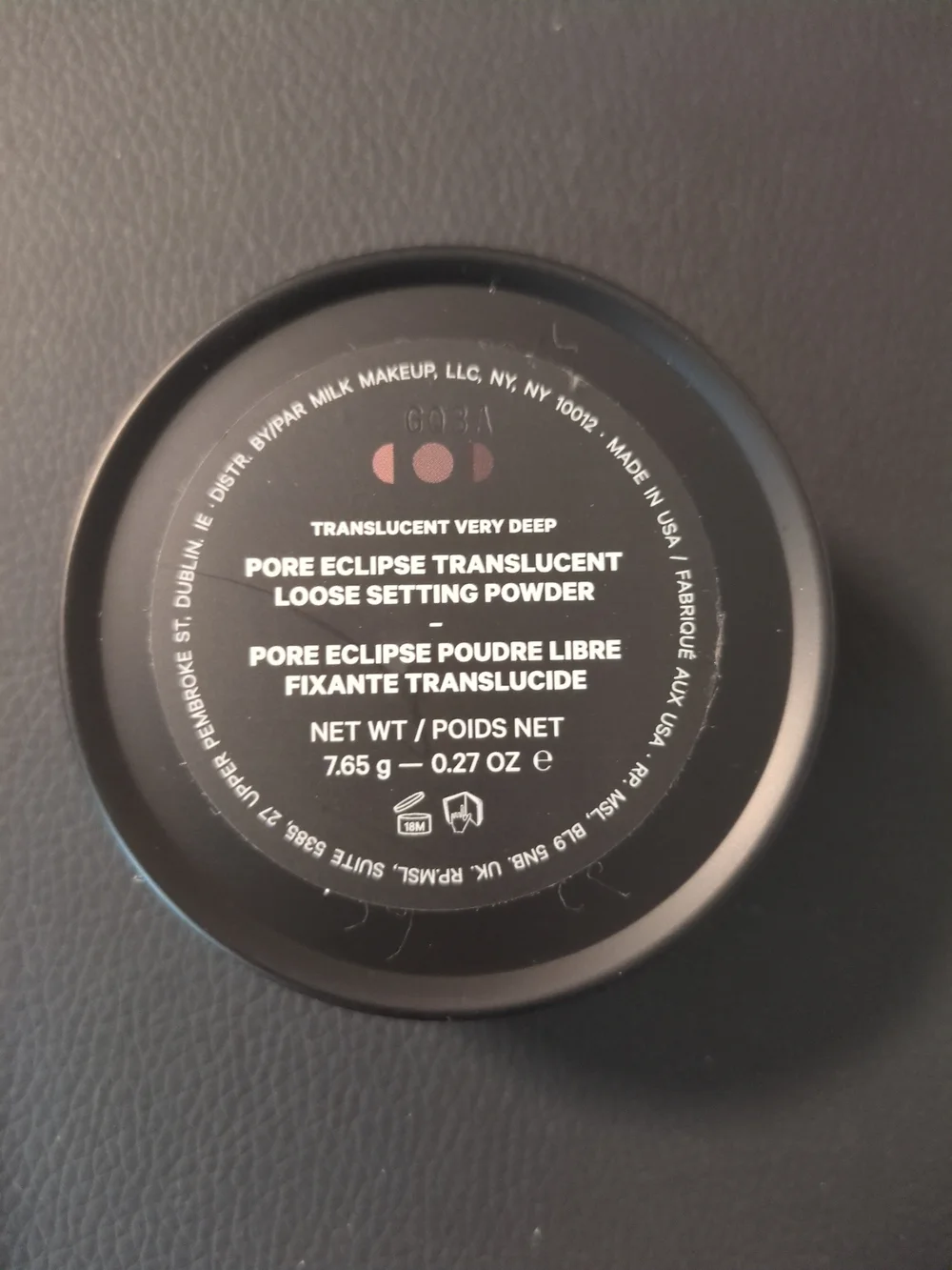Milk Translucent Setting Powder Very Deep